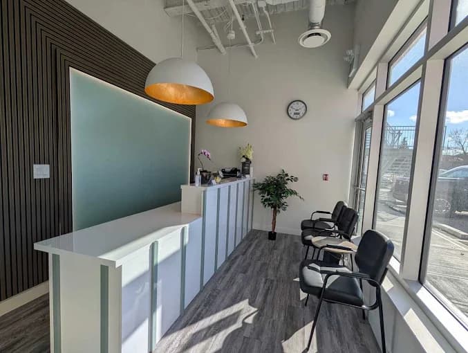 Bright waiting area for families at Rundlehorn Smiles Dental in NE Calgary